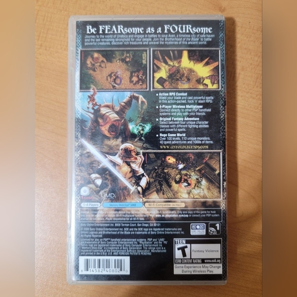 Untold Legends Brotherhood of the Blade for PSP - Picture 2 of 5